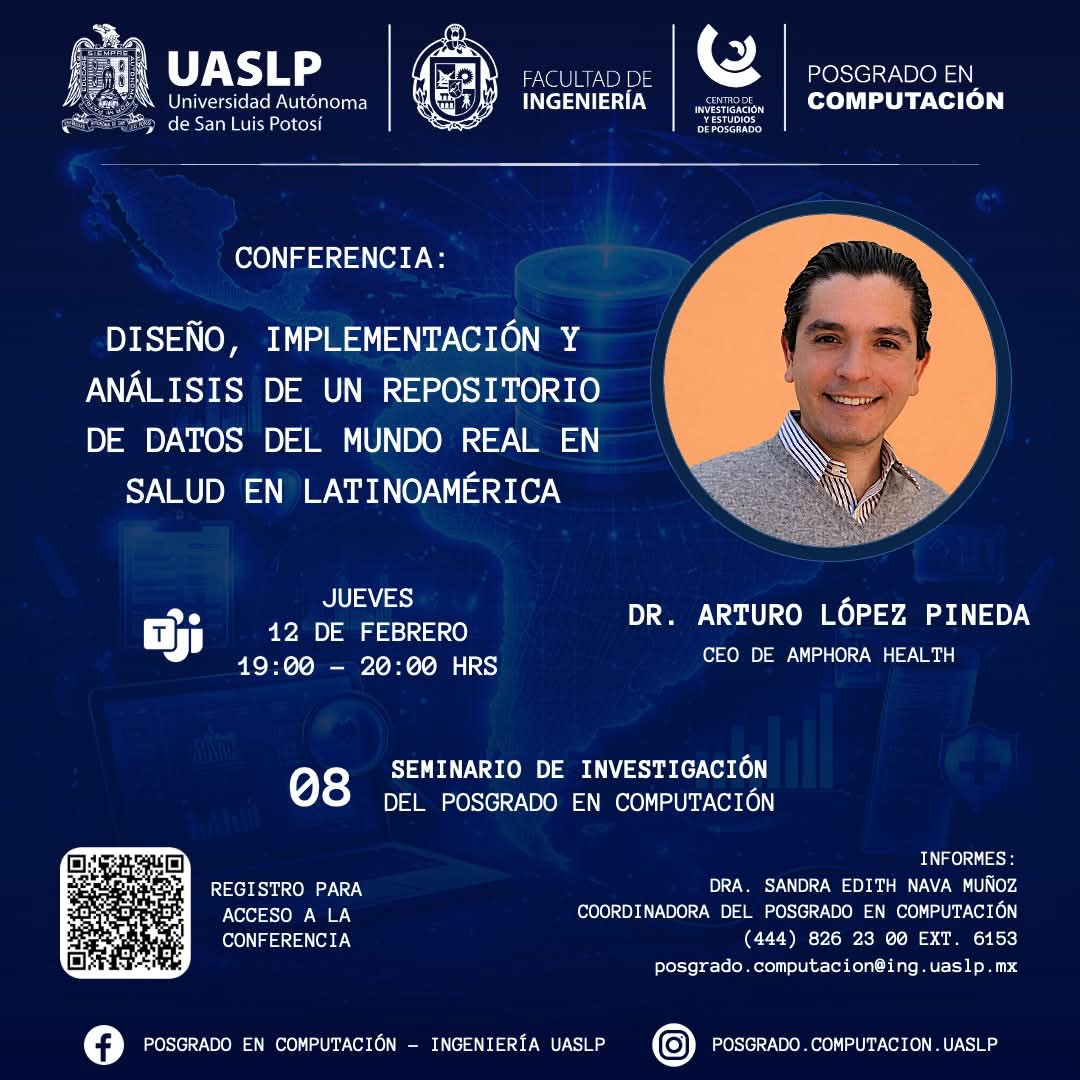 Diseño, implementación y análisis de un repositorio de Datos del Mundo Real en Salud en Latinoamérica.