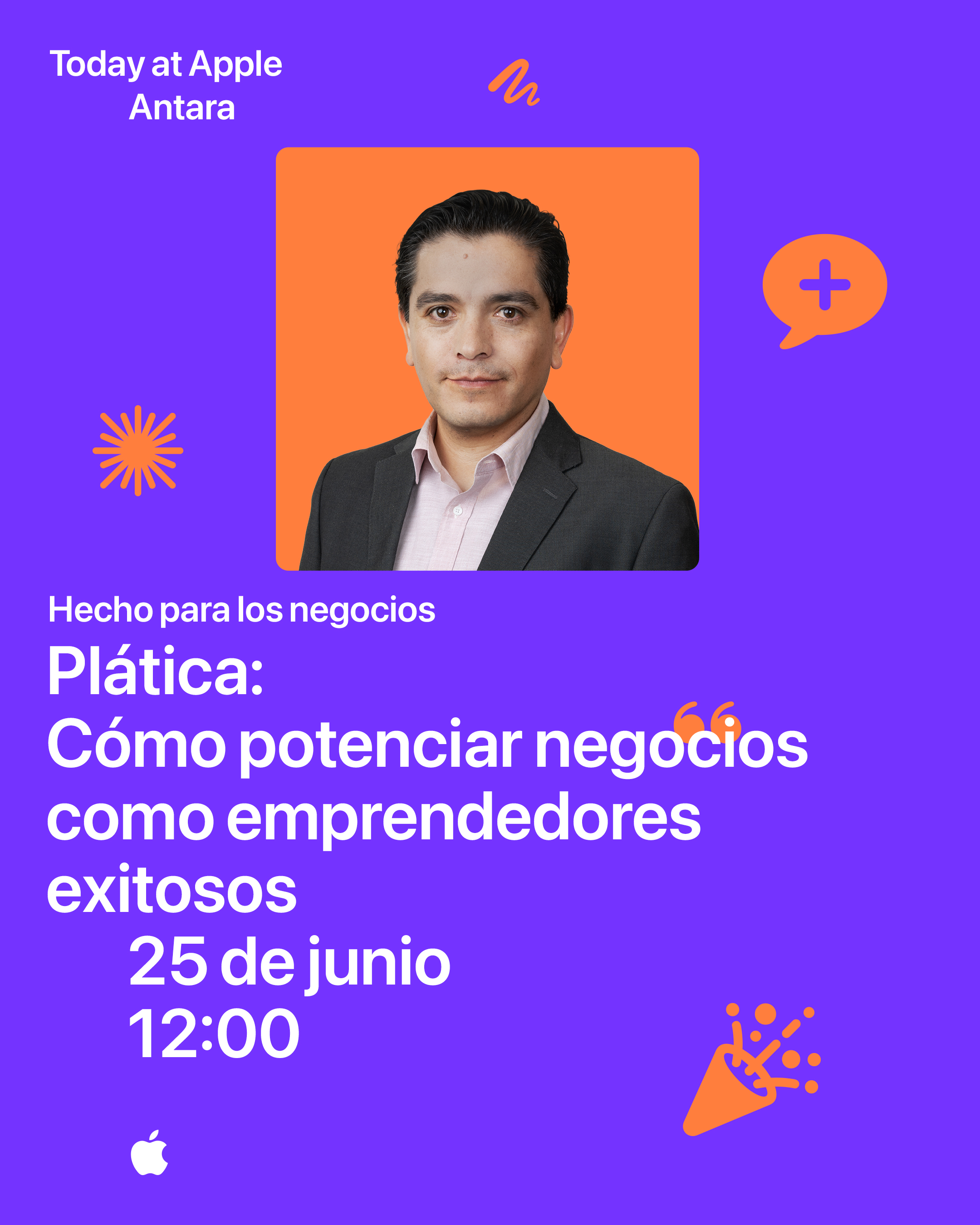 Plática Apple: Cómo potenciar negocios como emprendedores exitosos